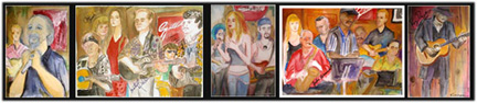 The Sweetwater Series Watercolor Cafe Paintings by Artist, Kimrea