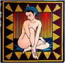 Nude Knot, painting by Peter Nevins